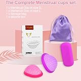 CTDMJ Menstrual Disc Set of 2 S & L, Reusable Silicone Period Cups view 8