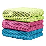 Cooling Towel Evaporative Microfiber Towel Instant Relief Quick Try Ice Towel - Perfect for Yoga Golf Pilates Camping Fitness Running Gym 40