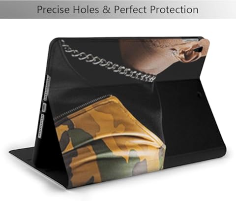 Wehoiweh Dm-X - Carcasa antiarañazos fina y ligera con soporte ajustable, función de reposo/desactivación automática, protección trasera para iPad Air3 10.5 iPad Air3 10.5 talla única