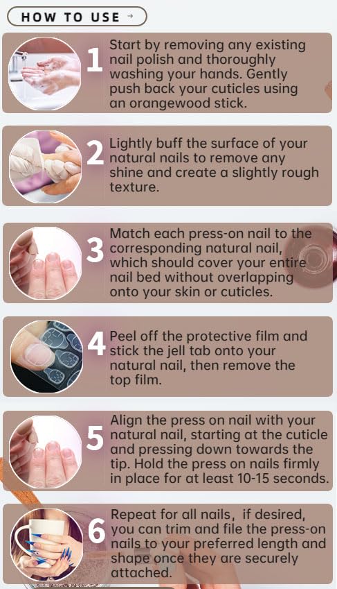 QQPPOLIU Press on Nails Medium Square Artificial Nails Dark Red Fake Press on Nails Holiday False Nails Girls Fake Nail with Geometric Pattern Glitter Full Cover Nails - Image 7