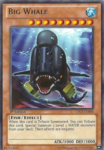 Yu-Gi-Oh! - Big Whale (LTGY-EN008) - Lord of the Tachyon Galaxy - 1st Edition - Rare