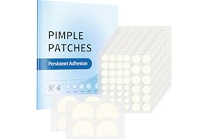 Patch for Face 408 Counts Hydrocolloid Patches Invisible Patches Individually Pimple Stickers 5 Size Zit Patch for Spot Cover