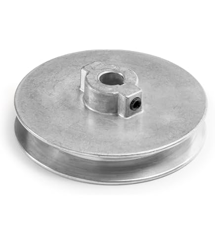 Chicago Die Cast Single V Grooved Pulley A 5 in. x 1/2 in. Bulk – Shell