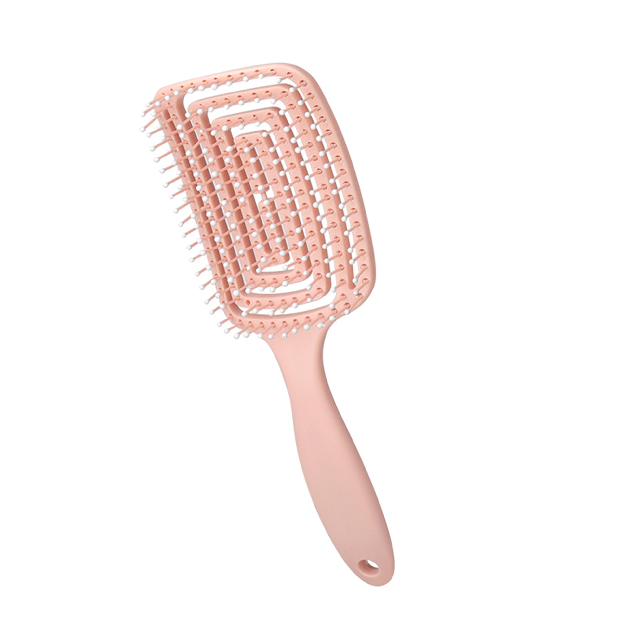 Organic Detangle Hair Brush,Anti-Knot and Anti-Breakage Detangling Brush,Wet Brush Speed Dry Detangler,for Women, Men,Wet,Thick,Curly Hair (Pink)