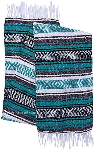 Zenflex Mexican Yoga Blanket (Teal)