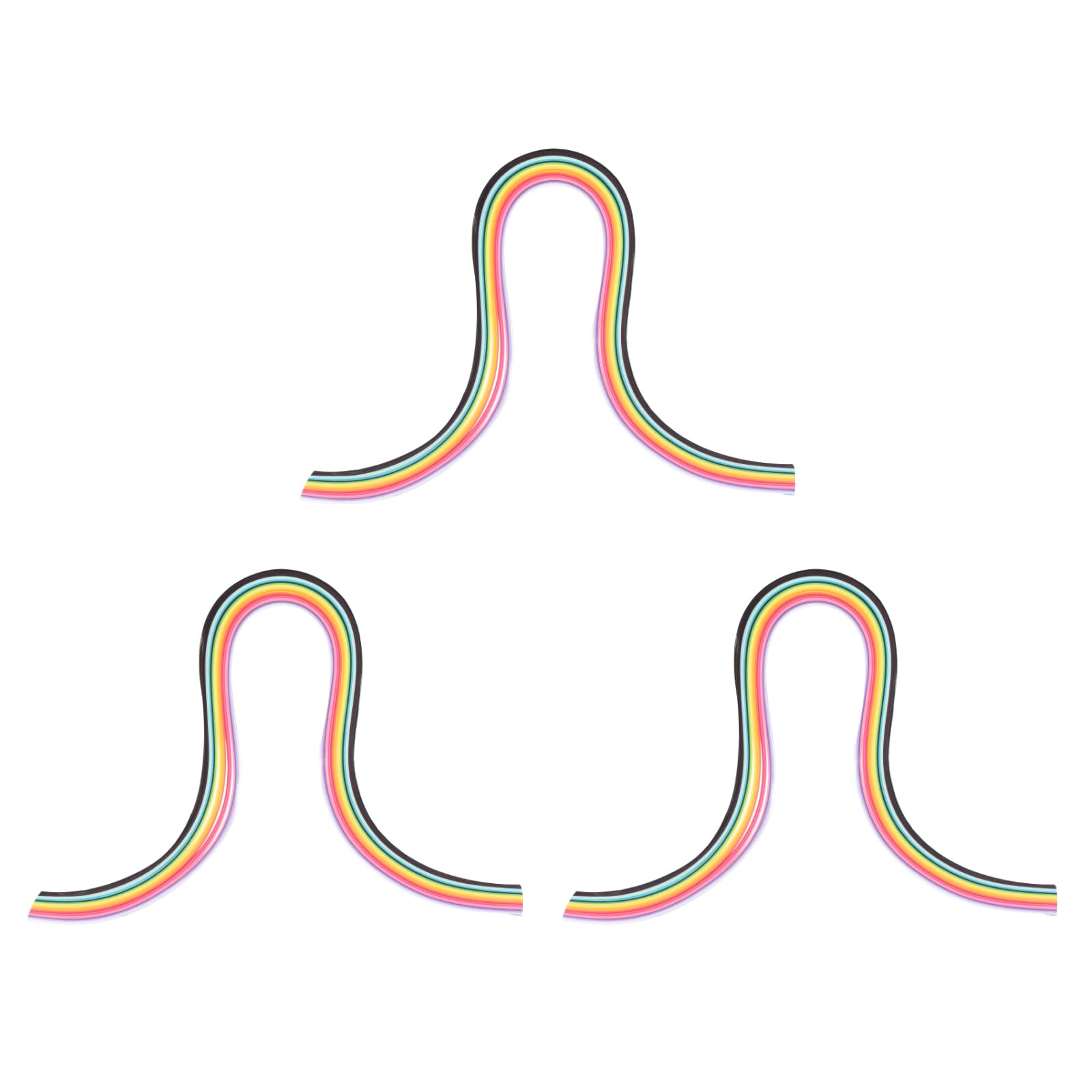 PATIKIL 360pcs Quilling Strips Paper 1/8"(3mm) 21"(54cm) Origami Paper Quilling Strip for Art DIY Craft Christmas, 24 Colors