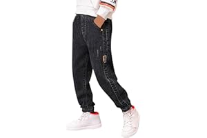 Toddler Pants Dress Boy Boys' Wide Leg Jeans Loose Fit Denim Vintage Trousers Casual Wide Leg Jeans Streetwear