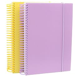Large Spiral Notebook With Bandage, 2 Pcs 10.2 Inch