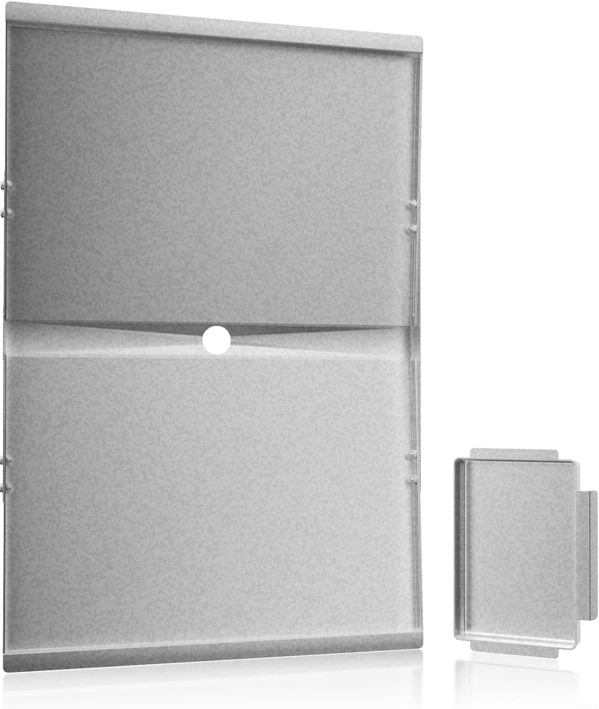 Photo 1 of Dyna Glo Grill Replacement Parts, Galvanized Steel Grease Tray for Gas Grill, Adjustable Drip Pan for 4/5 Burner Models from Nexgrill, Expert Grill, Charbroil, Kenmore, BHG and More (24"-30")