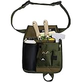 Handy Organizer Garden Tool Pouch - Unisex Utility Belt Apron for Gardening Gifts, Plumbing, Florists, Woodwork, DIY - with Multiple Pockets for Hand Tools & Adjustable Waist Belt Case4Life