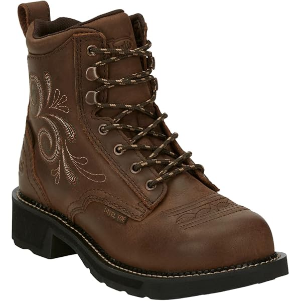 Ariat Women's Macey Composite Toe Work Boot in Dark Peanut Stye