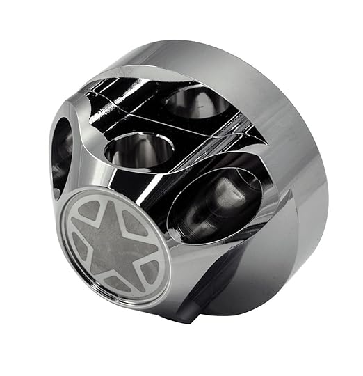 VMS RACING Antenna HOUSING BASE COVER in CHROME Billet