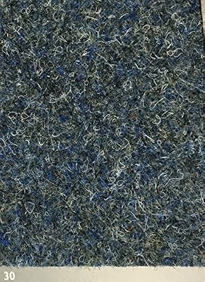 Nadelfilz Teppich In Der Farbe Blau Nadelvlies Auslegeware In