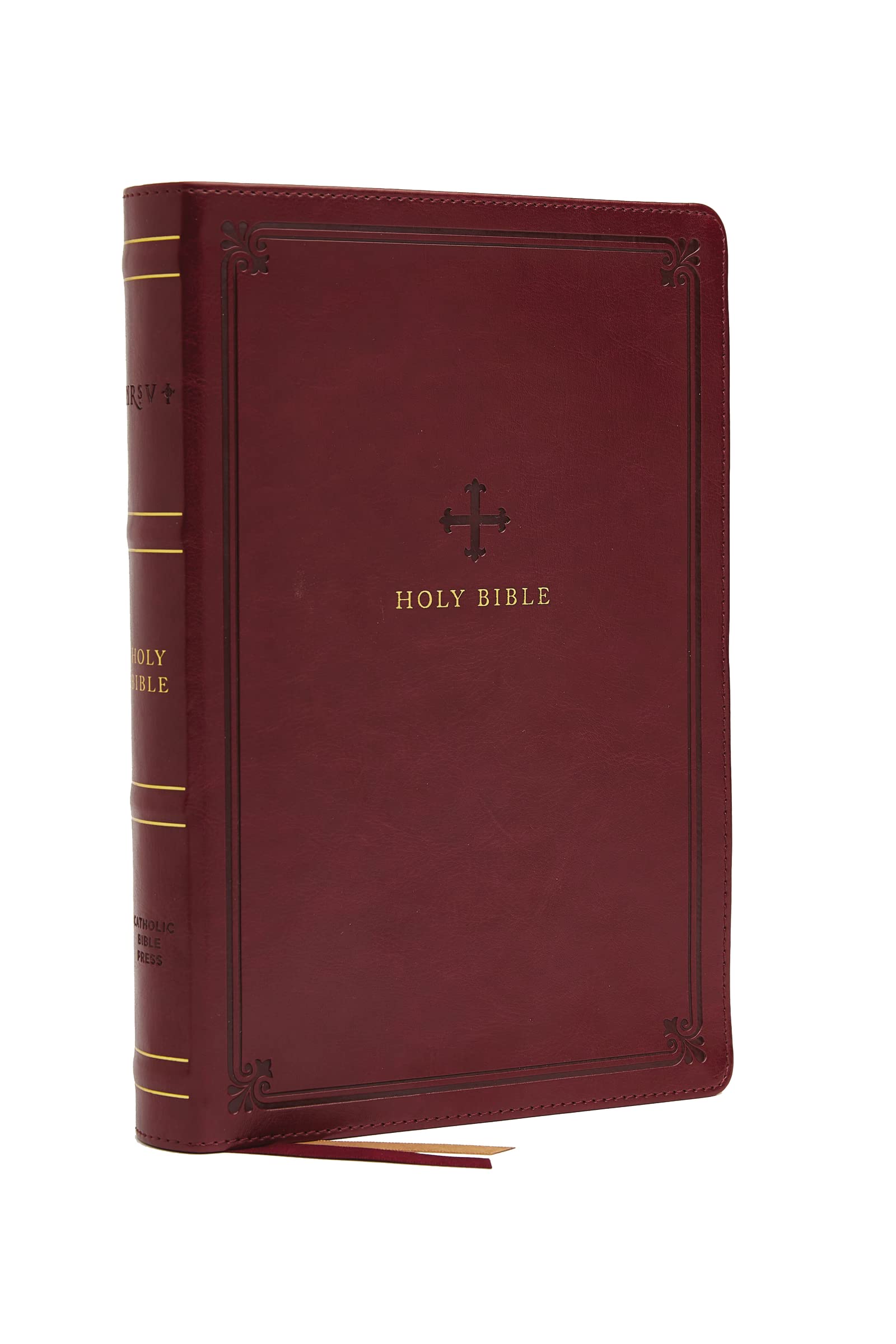 NRSV Large Print Standard Catholic Bible, Red