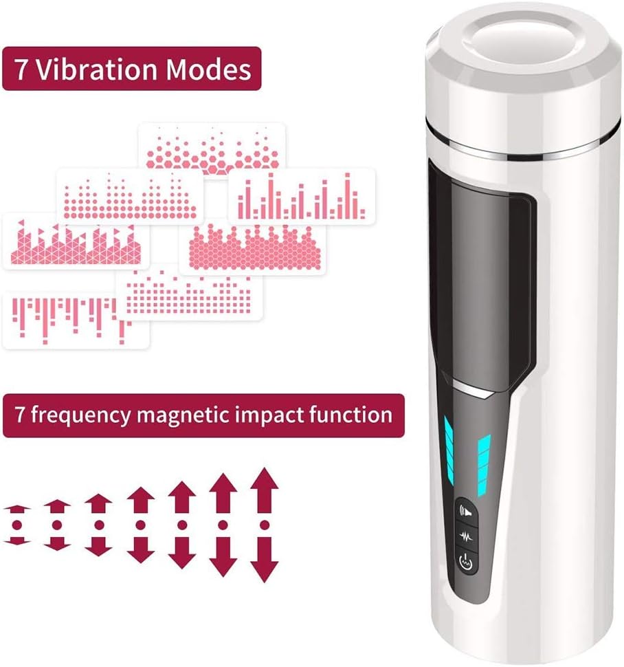 Lqqq- Relaxing Massage Toy Male Hǎndsfrěě Mǎstǔbrǎtion Cup Induced Vǐbrǎtion Artificiǎl Intimǎte Toys for Training Accessory with Voice Headset Mode