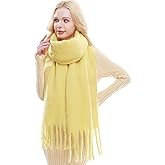 RIIQIICHY Chunky Scarf for Women Winter Warm Thick Scarves Oversized Blanket Scarf