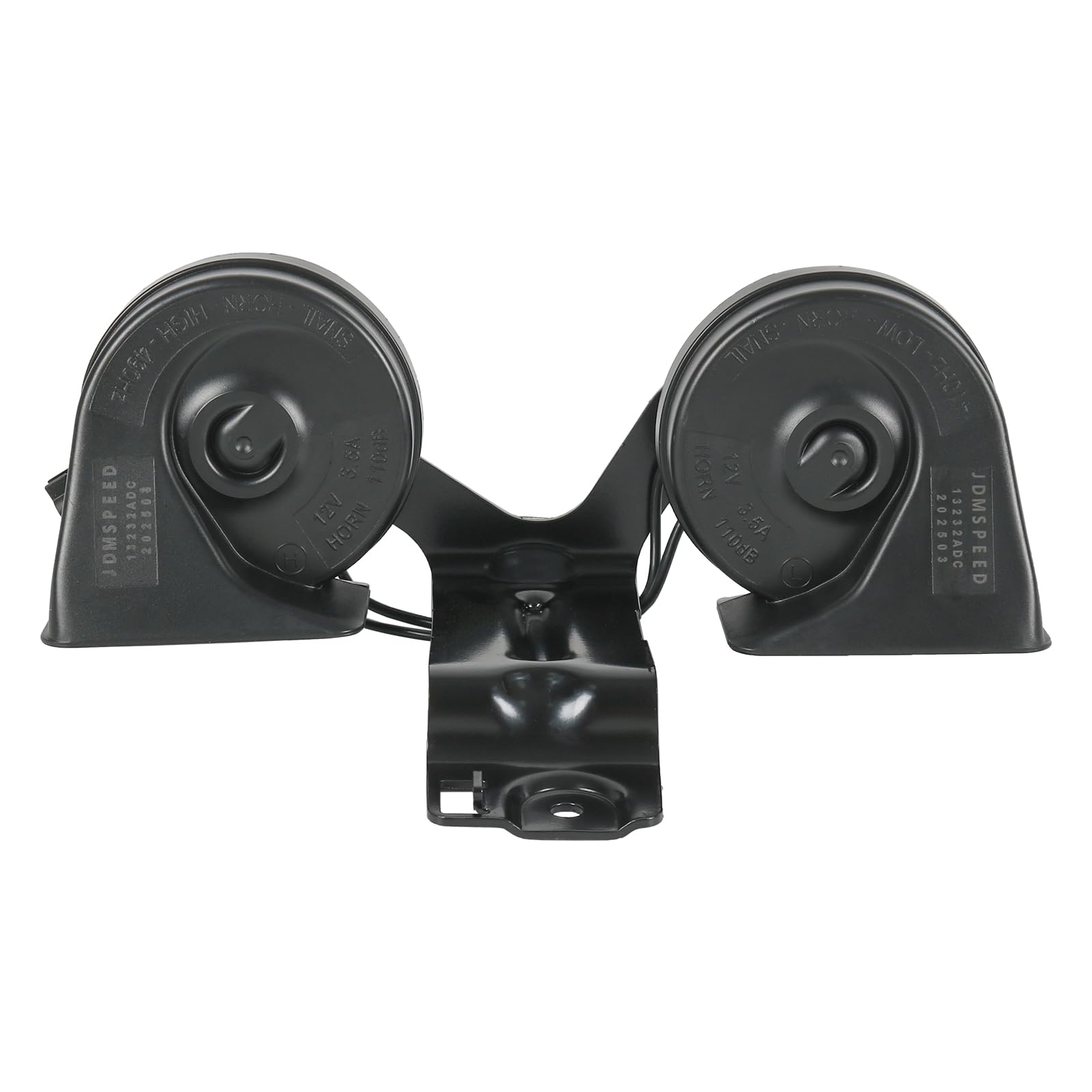 Photo 1 of Horn Assembly with Bracket Dual Electric Horn Compatible with Ford Explorer Police Interceptor Utility 2016-2019 2.3L L4 3.5L 3.7L V6 Replaces# GB5Z-13832-A