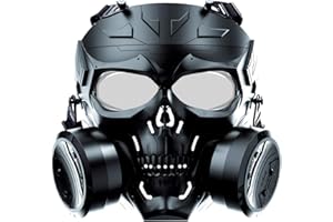 SupMusk Airsoft Protective Gas Mask Full Face Dummy Game Mask Skull for Outdoor Sport CS Cosplay Halloween Masquerade Costume