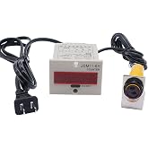 TWTADE/ 110-220VAC LED Auto Display Digital Counter 0-999999 6 Digits + Photoelectric Switch Sensor Distance 30CM NPN NO + Holder