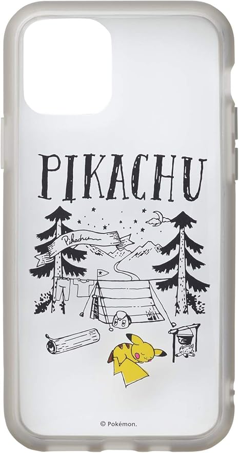 Amazon ポケモンセンターオリジナル Iiiifi R Clear For Iphone 11pro Pikachu Drawing アニメ 萌えグッズ 通販