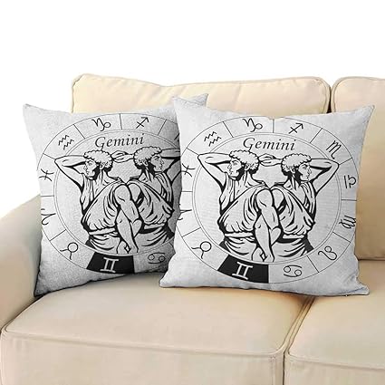 Amazon Com Renteriadecor Zodiac Gemini Spring Pillow Covers