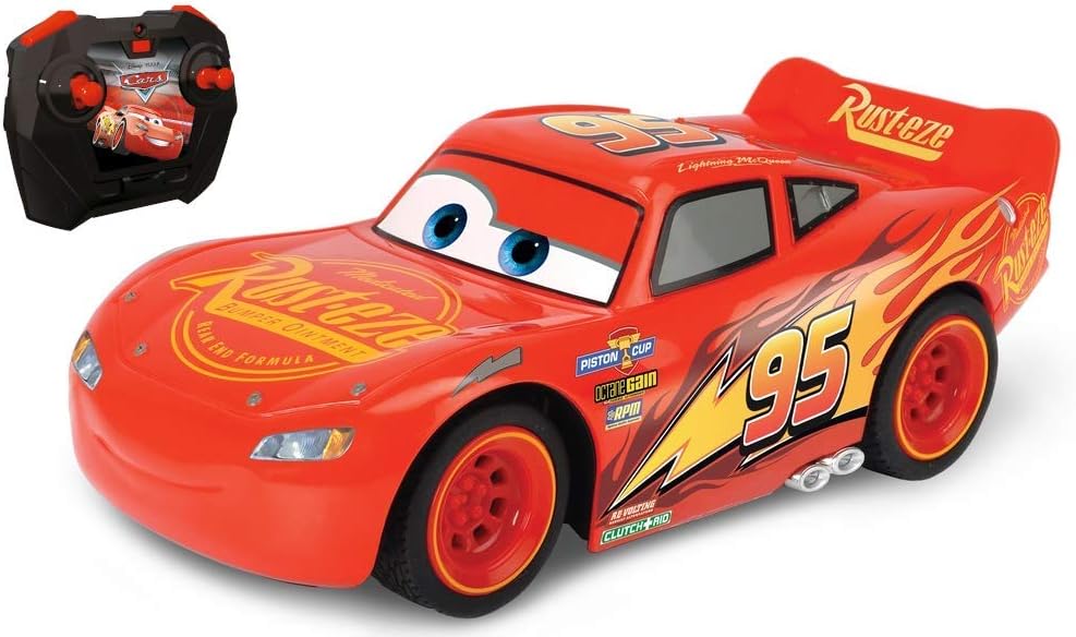 Disney Cars RC Turbo Racer Lightning McQueen 1:24 2 Channel USB chargeable car and battery operated remote control