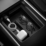 Spigen Tesla Model 3/Y Armrest Centre Console Organiser Tray Black Carbon view 9