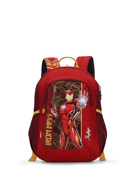 Skybags Marvel Champ 09 18 Ltrs Red Casual Backpack (Marvel Champ 09)