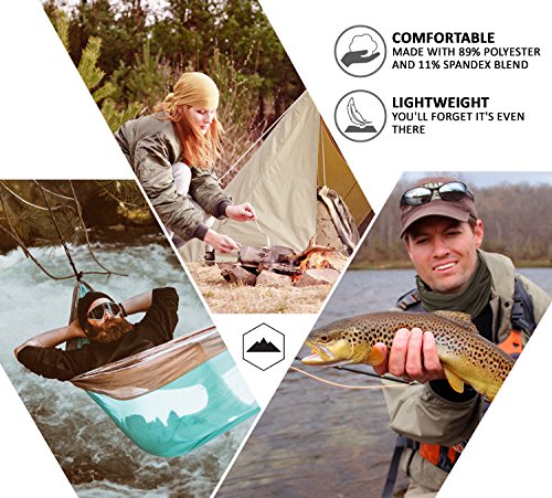 image for Tough Headwear 12-in-1 Cooling Headwear - Versatile Outdoors & Daily H