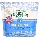 Charlie's Soap Baby Oxygen Powered Bleach Powder, 1.3 lbs | Color Safe For Clothes, Safe Bleach for White Clothes, An Unscented Fragrance Free Non Chlorine Gentle enough for your baby.