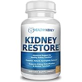Kidney Cleanse Detox & Repair - Formulated by Kidney Health Expert Living w/Transplant - US Made Kidneys Support Supplement, Detox, Flush - Renal Vitamins 60 Capsules