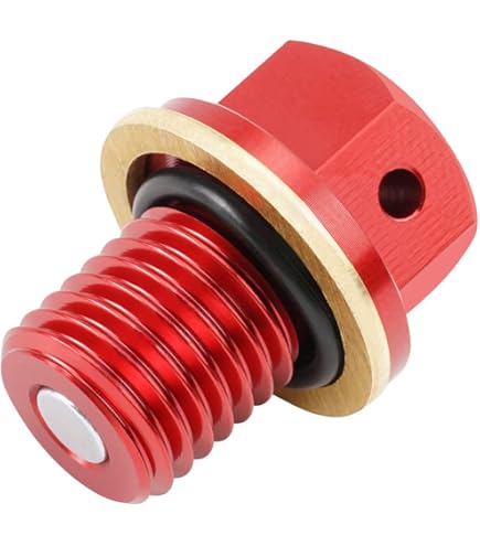 マゼンタページ Amazon.com: Zeta (ZETA) Magnetic drain bolt aluminum Red