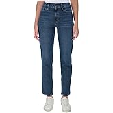 Calvin Klein Women High Rise Straight Leg Jean