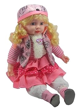 2heet Big Size Singing Songs and Poem Baby Girl Doll (Multicolour, 43 cm)