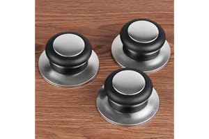 2PCS Universal Pot Lid Replacement Knobs Glass Lib Cover Knob Cap Heat-Resistant Cooking Pot Pan Lid Knob Replacement Lifting