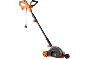 VEVOR Lawn Edger, 8-inch Blade Length, 12 Amp Electric Edger Lawn Tool, 4000 RPM, with 3-Position Blade Depth, 65 Mn, Pivotin