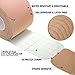 Gissac Kinesiology Tape Precut (3 Rolls Pack), Elastic Therapeutic Sports Tape Pro for Shoulder Knee Elbow Ankle, Waterproof, Breathable, Latex Free, 2