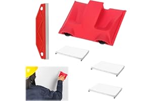 Asphodelia Paint Edger Trimmer,Edge Painting Guide Tool for Wall Paint Brush Pad Applicator with 3PCS Replacement Pad Refills