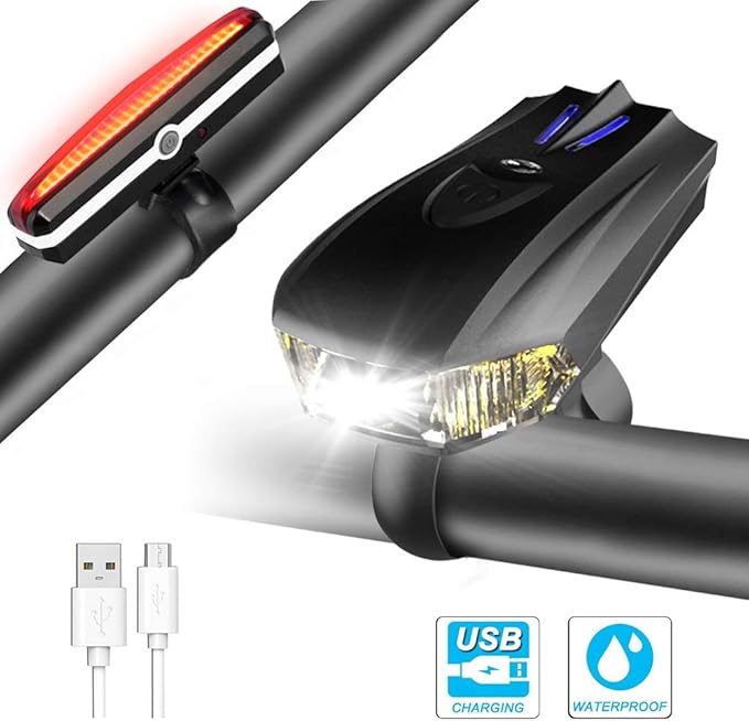 Luci Bici LED Ricaricabili USB - Impermeabili, 4 Modalità, Per Mountain Bike E Strada - Foto 10