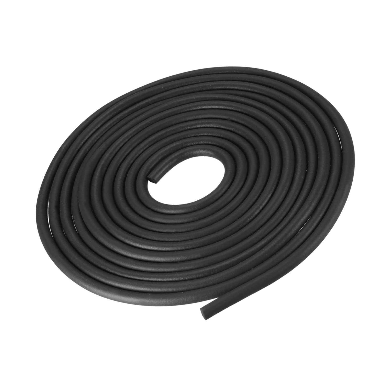 METALLIXITY Weather Stripping (5mmx9.8 Feet) 1Pcs, Foam Rubber Door Seal Strips - for Home Door Window, Black