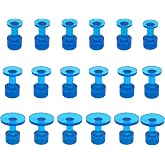 18 Pcs Dent Puller Glue Tabs, Car Body Dent Removal Pulling Hail Tabs | 3 Size, Dent Hail Tabs, Ice Suction Cup Glue Tabs for Automobile Dent Repair Hail Damage, Dent Glue Pull Tabs, Blue