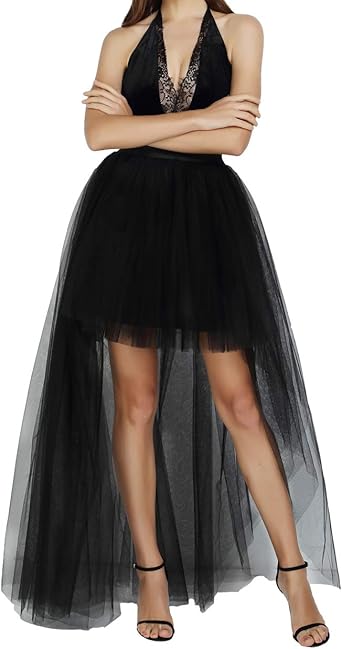 black high low tutu skirt