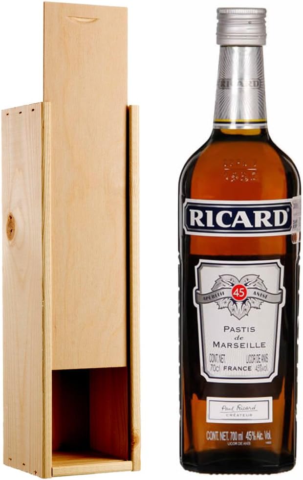 Ricard Pastis de Marseille 70cl in Wooden Gift Box