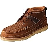 Twisted X Men's 4in Woven Saddle/Oiled Saddle Wedge Sole Boot