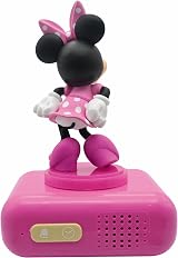 Lexibook Disney Minnie Nightlight Alarm Clock RL800MN Pink view 2