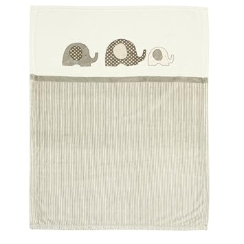 Alvi 931843236 Microfaser Decke 'Elefant'