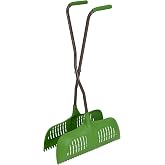 AMES Leaf Grabber Rake with Long Handle &amp; Cushioned Grip for Leaves, Lawn Clippings, Twigs, Yard Waste