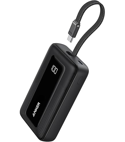 スマホアクセサリー ANKER Power Bank 10000mAh Built-In USB-C Amazon.com: Anker Power Bank (10K, 30W, Built-in USB-C Cable) B2C