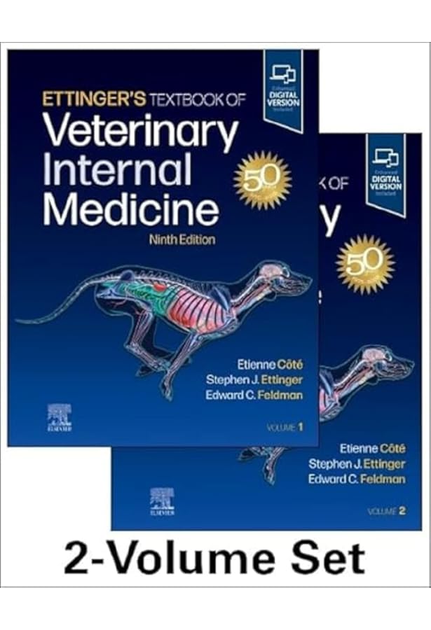 VETERINARY INTERNAL MEDICINE 第8版　2冊セット Textbook of Veterinary Internal Medicine Expert Consult, 8e