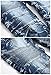 Men's Stylish Camo Printed Straight Fit Stitching Moto Biker Blue Jeans